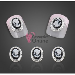 Decoratiuni 3D Metalice 168A Medalion SS Argintiu 